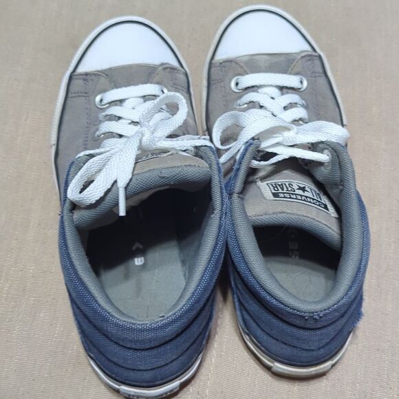 CONVERSE ALL STAR Chuck Taylor 665357F Gray Blue Sneakers Junior Size 5 - Picture 5 of 10